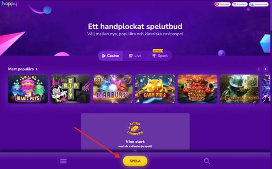 Välj Casino